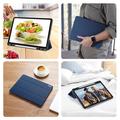 Samsung Galaxy Tab S11 Dux Ducis Domo Tri-Fold Smart Folio-etui - Blå