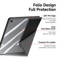 Samsung Galaxy Tab S11 Dux Ducis Magi avtakbart 2-i-1 folio-etui - svart