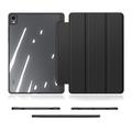 Samsung Galaxy Tab S11 Dux Ducis Toby Tri-Fold Smart Folio-etui - Svart