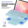 Samsung Galaxy Tab S11 Dux Ducis YK-serien Bluetooth-tastaturveske - blå