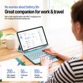 Samsung Galaxy Tab S11 Dux Ducis YK-serien Bluetooth-tastaturveske - blå