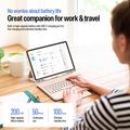 Samsung Galaxy Tab S11 Dux Ducis YK-serien Bluetooth-tastaturveske - rosa