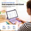 Samsung Galaxy Tab S11 Dux Ducis YK-serien Bluetooth-tastaturveske - Lilla
