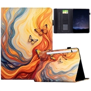 Samsung Galaxy Tab S11 Smart Folio-etui - Oransje sommerfugler