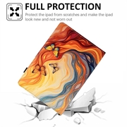 Samsung Galaxy Tab S11 Smart Folio-etui - Oransje sommerfugler