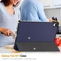 Samsung Galaxy Tab S11 Tri-Fold Series Smart Folio-etui - mørkeblå