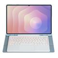 Samsung Galaxy Tab S11 Ultra Bluetooth-tastaturveske med berøringsplate - babyblå