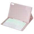 Samsung Galaxy Tab S11 Ultra Bluetooth-tastaturveske med berøringsplate - Rosa