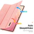 Samsung Galaxy Tab S11 Ultra Dux Ducis Domo Tri-Fold Smart Folio-etui - Rosa