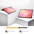 Samsung Galaxy Tab S12 Ultra Tri-Fold Series Smart Folio-etui - svart