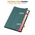 Samsung Galaxy Tab S12 Ultra Tri-Fold Series Smart Folio-etui - svartgrønn