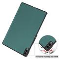 Samsung Galaxy Tab S12 Ultra Tri-Fold Series Smart Folio-etui - svartgrønn
