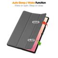 Samsung Galaxy Tab S12 Ultra Tri-Fold Series Smart Folio-etui - Grå