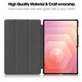 Samsung Galaxy Tab S12 Ultra Tri-Fold Series Smart Folio-etui - rosa gull