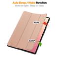 Samsung Galaxy Tab S12 Ultra Tri-Fold Series Smart Folio-etui - rosa gull