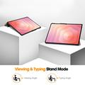 Samsung Galaxy Tab S12 Ultra Tri-Fold Series Smart Folio-etui - rosa gull