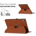 Samsung Galaxy Tab S12+ 360 Rotary Folio-etui - Brun