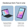 Samsung Galaxy Tab S12+ Bluetooth-tastaturveske - svart