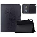 Samsung Galaxy Tab S12+ Butterfly Smart Folio-etui med kortlommer - svart
