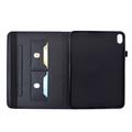 Samsung Galaxy Tab S12+ Butterfly Smart Folio-etui med kortlommer - svart