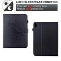 Samsung Galaxy Tab S12+ Butterfly Smart Folio-etui med kortlommer - svart