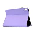 Samsung Galaxy Tab S12+ Butterfly Smart Folio-etui med kortlommer - Lilla