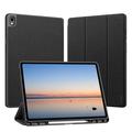 Samsung Galaxy Tab S12+ Dux Ducis Domo Tri-Fold Smart Folio-etui - Svart