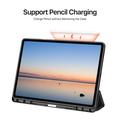 Samsung Galaxy Tab S12+ Dux Ducis Domo Tri-Fold Smart Folio-etui - Svart