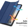 Samsung Galaxy Tab S12+ Dux Ducis Domo Tri-Fold Smart Folio-etui - Blå