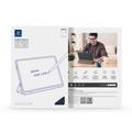 Samsung Galaxy Tab S12+ Dux Ducis Domo Tri-Fold Smart Folio-etui - Blå