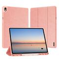 Samsung Galaxy Tab S12+ Dux Ducis Domo Tri-Fold Smart Folio-etui - Rosa