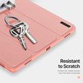 Samsung Galaxy Tab S12+ Dux Ducis Domo Tri-Fold Smart Folio-etui - Rosa