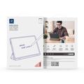 Samsung Galaxy Tab S12+ Dux Ducis Domo Tri-Fold Smart Folio-etui - Rosa