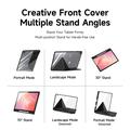 Samsung Galaxy Tab S12+ Dux Ducis Magi avtakbart 2-i-1 folio-etui - svart