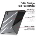 Samsung Galaxy Tab S12+ Dux Ducis Magi avtakbart 2-i-1 folio-etui - svart