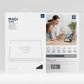Samsung Galaxy Tab S12+ Dux Ducis Magi avtakbart 2-i-1 folio-etui - svart