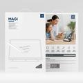 Samsung Galaxy Tab S12+ Dux Ducis Magi avtakbart 2-i-1 folio-etui - Grå