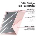 Samsung Galaxy Tab S12+ Dux Ducis Magi avtakbart 2-i-1 folio-etui - Rosa