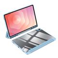 Samsung Galaxy Tab S12+ Dux Ducis Toby Tri-Fold Smart Folio-etui - Baby Blå