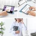 Samsung Galaxy Tab S12+ Dux Ducis Toby Tri-Fold Smart Folio-etui - Baby Blå
