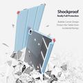 Samsung Galaxy Tab S12+ Dux Ducis Toby Tri-Fold Smart Folio-etui - Baby Blå
