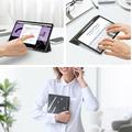 Samsung Galaxy Tab S12+ Dux Ducis Toby Tri-Fold Smart Folio-etui - Svart