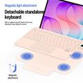 Samsung Galaxy Tab S12+ Dux Ducis YK-serien Bluetooth-tastaturveske - rosa