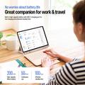 Samsung Galaxy Tab S12+ Dux Ducis YK-serien Bluetooth-tastaturveske - rosa