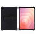 Samsung Galaxy Tab S12+ Silikonetui med kickstand - Svart