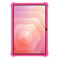 Samsung Galaxy Tab S12+ Silikonetui med kickstand - Varm Rosa