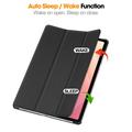 Samsung Galaxy Tab S12+ Tri-Fold Series Smart Folio-etui - svart