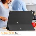 Samsung Galaxy Tab S12+ Tri-Fold Series Smart Folio-etui - svart