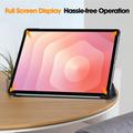 Samsung Galaxy Tab S12+ Tri-Fold Series Smart Folio-etui - mørkeblå
