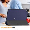 Samsung Galaxy Tab S12+ Tri-Fold Series Smart Folio-etui - mørkeblå